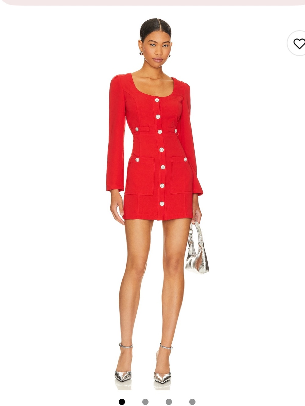 Line & Dot Phillipa Scarlet Mini Dress